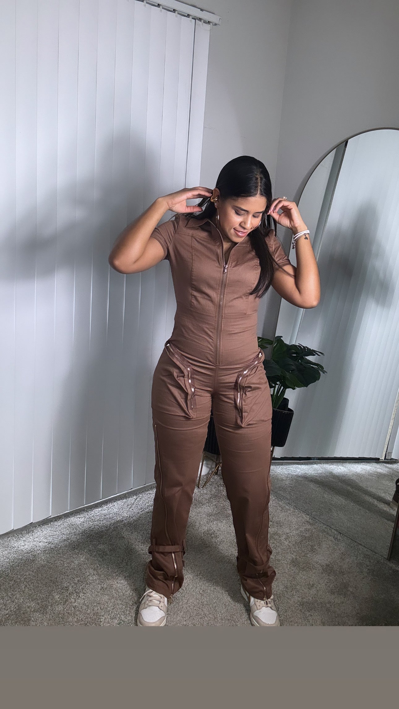 Zipper K Jumpsuit